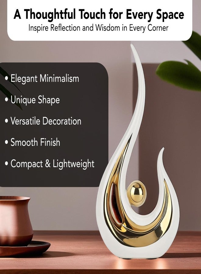 Ekhasa Nostrae Modern Abstract Art Show Pieces for Home Decor Living Room Decorative Items | Cute Showpieces Gift Item for Decor | Center Table Tv Unit Showcase Office Interior Statue Figurines - Image 5